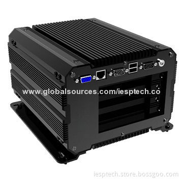 Fanless Industrial Computer, D2550 CPU/2COM/2USB/GLAN/Onboard 2GB DDR3/16GB SSD/3xPCI , 12~24V DC-in